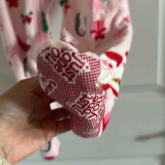 Just One You Brand by Carters Pink Christmas Onesie - Size 2T - Picture 7 of 8